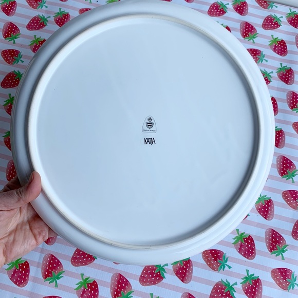 Vintage Waechtersbach Cherry Red Stripe Platter - Picture 4 of 7